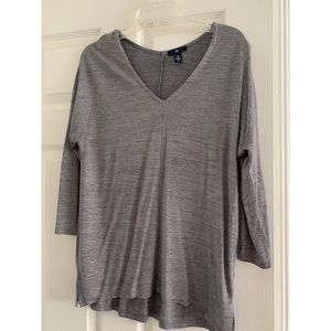 Silver Gap V-Neck Top